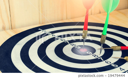 Red dart stab on target classic board Red dart stab on target classic board 19479444