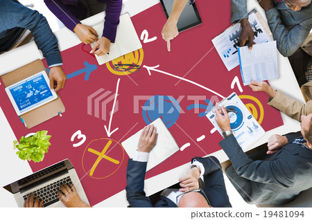 Planning Strategy Thinking Tactic Step Shortcut Concept 19481094