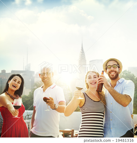 Friend Friendship Dining Celebration Hanging out Concept 19481316