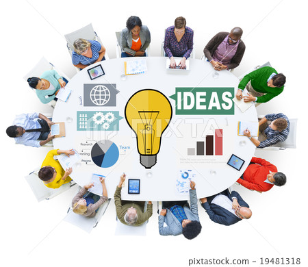 Ideas Creativity Graph Inspiration Thoughts Internet Concept 19481318