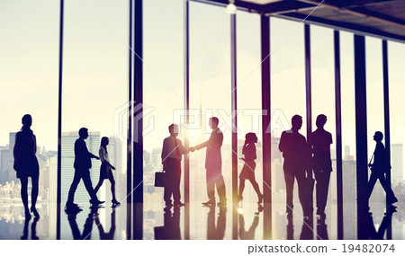 Business People Meeting Commuter Greeting Handshake Concept Business People Meeting Commuter Greeting Handshake Concept 19482074