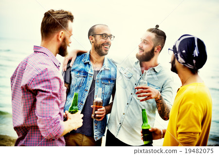 Celebration Cheers Hipster Drinking Together Friends Concept Celebration Cheers Hipster Drinking Together Friends Concept 19482075