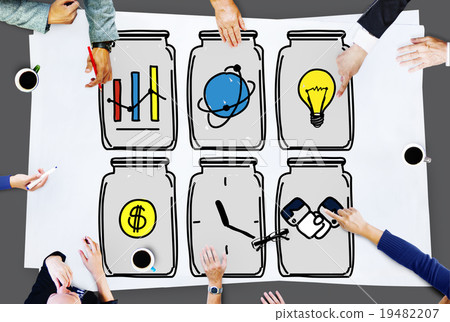 Planning FInancial Interaction Connection Social Concept 19482207