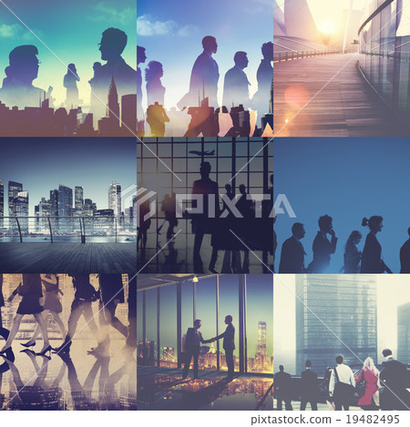 Business People Passenger Working City Life Concept 19482495