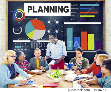 Business Group Planning Strategy Brainstorming Studying Concept 19482518