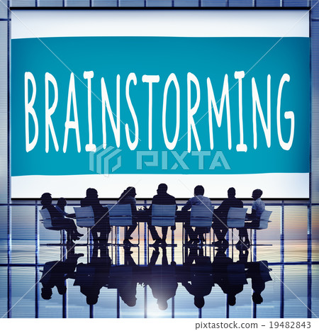 Brainstorming Discussion Thinking Ideas Concept Brainstorming Discussion Thinking Ideas Concept 19482843