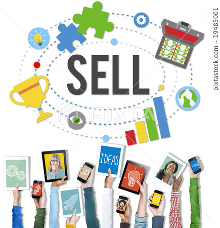 Sell Earning Money Payment Purchasing Concept Sell Earning Money Payment Purchasing Concept 19483001