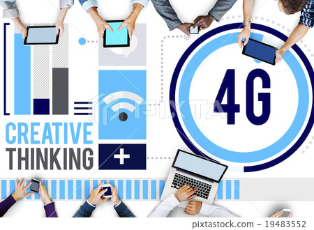 4G Connection Technology Internet Network Concept 4G Connection Technology Internet Network Concept 19483552