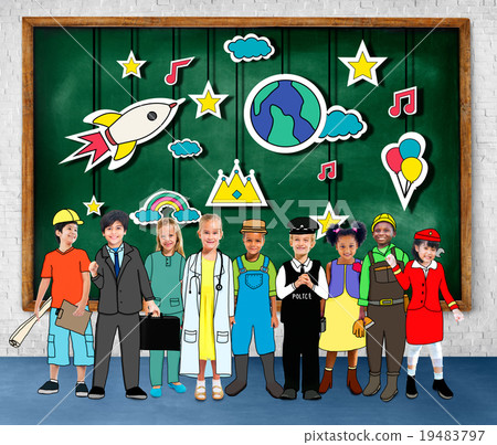 Mobile Sculpture Hanging Wind Chime Fun Concept 19483797