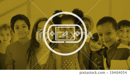 Video Game Controlling Joypad Gaming Concept 19484054