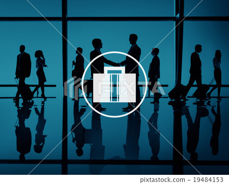 Briefcase Luggage Bag Business Working Concept 19484153