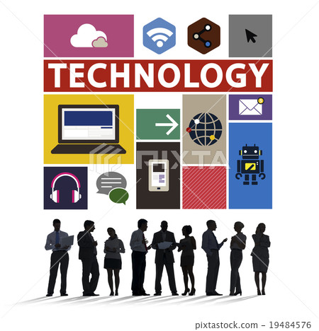 Technology Social Media Networking Online Digital Concept 19484576
