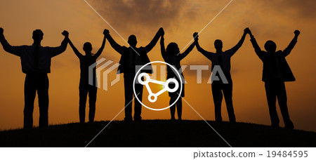 Computing Networking Media Connection Concept Computing Networking Media Connection Concept 19484595