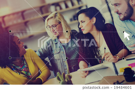 Frame Box Copy Space Cursor Pointing Concept Frame Box Copy Space Cursor Pointing Concept 19484601