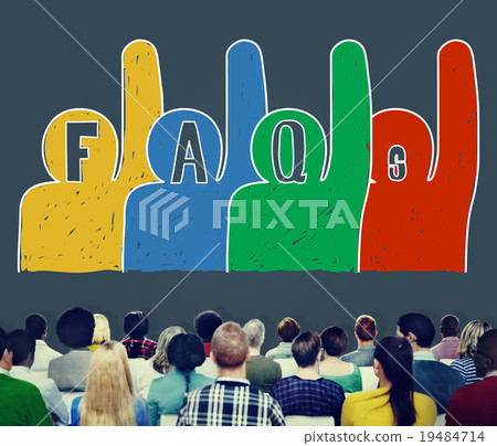 Frequently Asked Questions FAQ Problems Concept 19484714