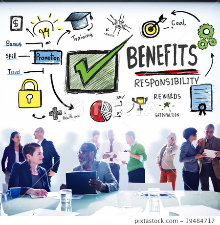 Benefits Responsibility Rewards Goal Skill Satisfaction Concept 19484717