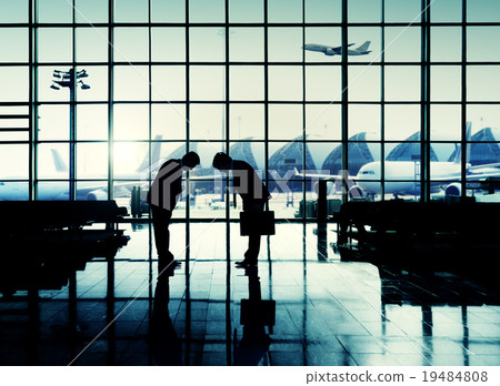 International Airport Business Travel Bow Down Concept International Airport Business Travel Bow Down Concept 19484808
