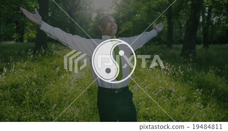 Yin Yang Balance Contrast Opposite Religion Culture Concept Yin Yang Balance Contrast Opposite Religion Culture Concept 19484811