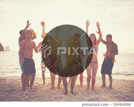 Copy Space Frame Summer Vacation Holiday Concept Copy Space Frame Summer Vacation Holiday Concept 19484886