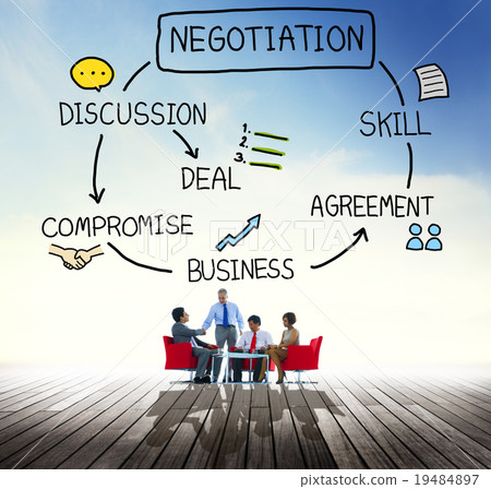 Negotiation Cooperation Discussion Collaboration Contract Concep Negotiation Cooperation Discussion Collaboration Contract Concep 19484897