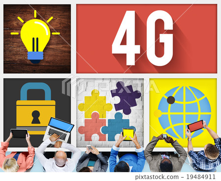 4G Connection Technology Internet Network Concept 19484911