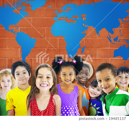 Global Globalization World Map Environmental Concservation Conce 19485137