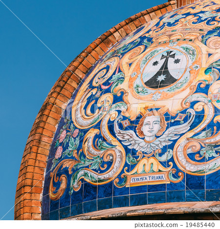 Close up of The Moorish Revival Chapel of El 19485440