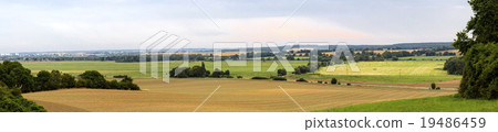 panorama of a landscape in mecklenburg, germany panorama of a landscape in mecklenburg, germany 19486459