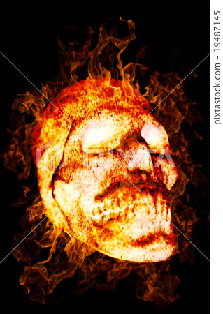 Burning Skull Burning Skull 19487145