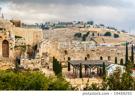 Mount of Olives in the Jerusalem Mount of Olives in the Jerusalem 19489293