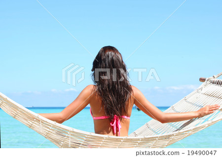 Woman in hummock 19490047