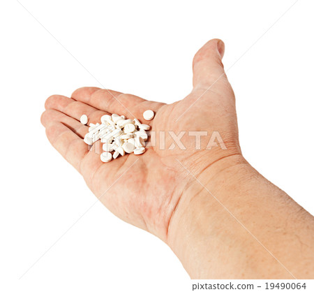 white round pills on hand white round pills on hand 19490064