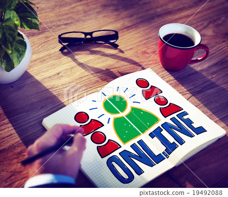 Online Connection Networking Internet Communication Concept Online Connection Networking Internet Communication Concept 19492088