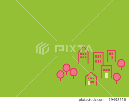 Cityscape Spring cherry 19492556