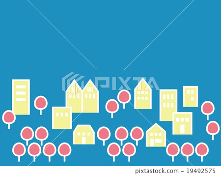 Cityscape Spring cherry Cityscape Spring cherry 19492575