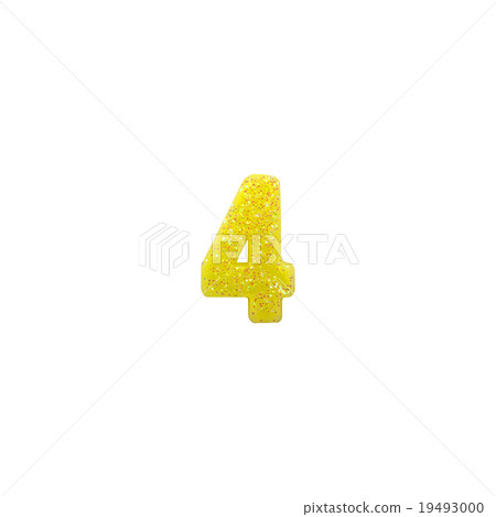 number 4 colored candles isolated on white number 4 colored candles isolated on white 19493000
