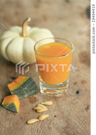 Pumpkin juice with seeds Pumpkin juice with seeds 19494419