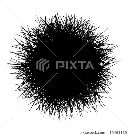 abstract circle hand draw 19495189