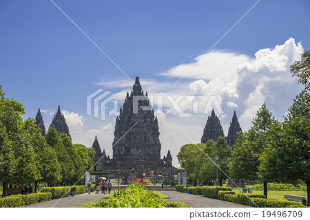Pranbanan temple ruins in Java 19496709