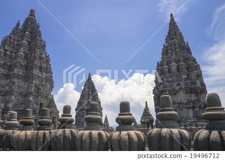 Pranbanan temple ruins in Java 19496712