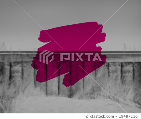 Summer Vacation Holidays Paint Stroke Concept 19497116