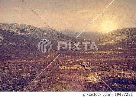 Mongolia Nature Travel Destination Attractive Concept 19497258