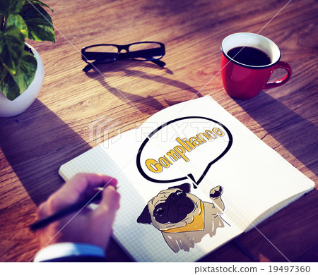 Compliance Affirmation Continuity Regulation Concept Compliance Affirmation Continuity Regulation Concept 19497360