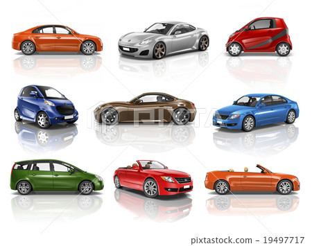 Car Vehicle Transportation 3d Illustration Concept Stock Illustration