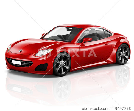 Car Vehicle Transportation 3D Illustration Concept 19497738