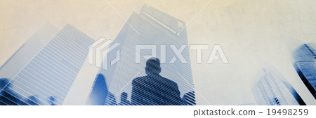 Business People Rush Hour Walking Commuting City Concept 19498259