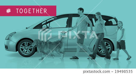 Multi Purpose Vehicle Car Family Lifestyle Concept 19498535