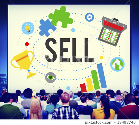 Stock Photo: Sell Earning Money Payment Purchasing Concept