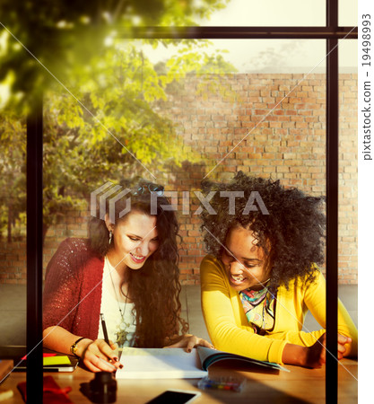 Ladies Women Working Together Project Concept Ladies Women Working Together Project Concept 19498993