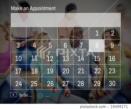 Calender Make Appointment Organization Management Concept 19499171
